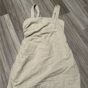 Abercrombie & Fitch Cream Sundress Sleeveless Square Neck